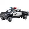 Policijos pikapas BRUDER RAM 2500 Police 02505 – mastelio modelis, žaidimų transporto priemonė