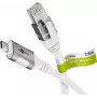 Tinklo kabelis Goobay 74179 USB-C į RJ-45 Cat6 7,5 m baltas