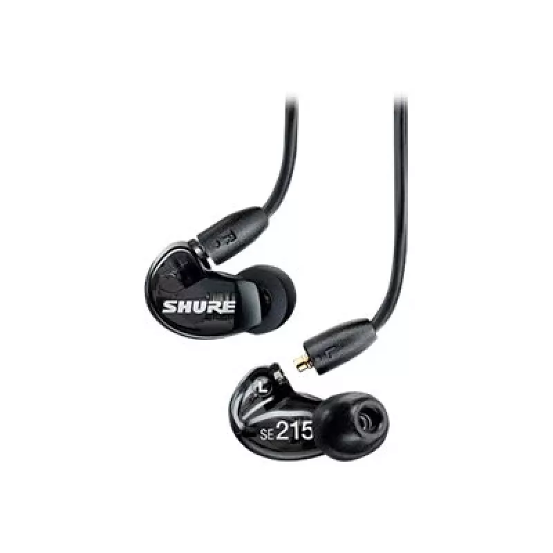 Ausinės Shure SE215, juodos