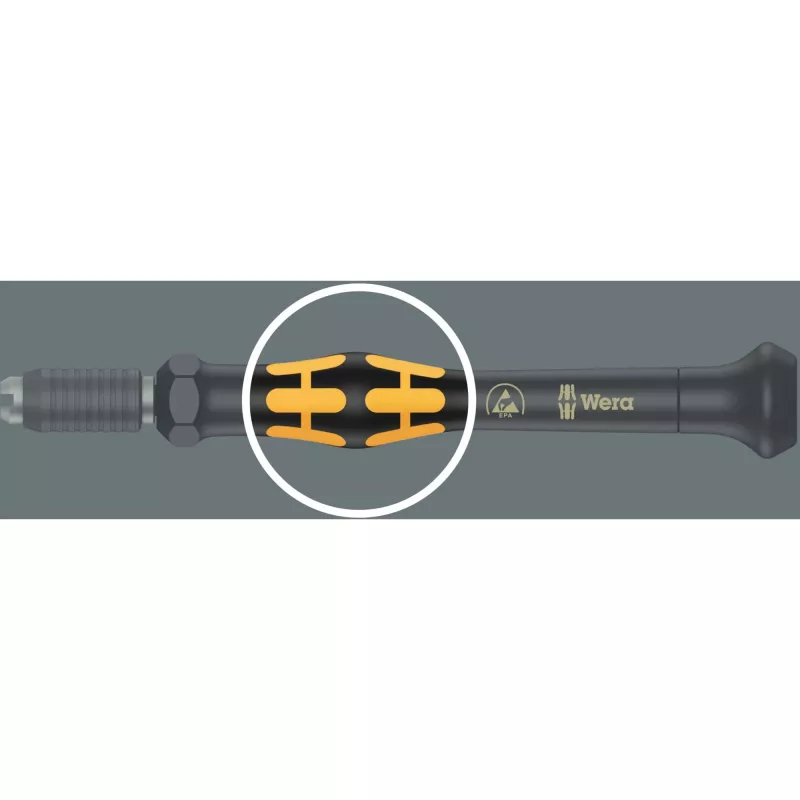 Wera ESD Bit-Atsuktuvas Kraftform compact Micro 21 ESD 1 5/32 (4 mm) HIOS, 5/32 (4 mm) Pusmėnulis 44 mm (05135973001)