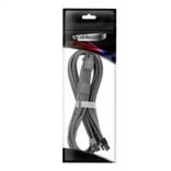 CableMod C-Series Pro ModMesh 16 kontaktų į 2×8 kontaktų pintas maitinimo laidas, skirtas Corsair Type 3/4 PSU, Carbon, 60 cm