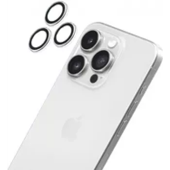 Apsauginis kameros žiedo stiklas LAUT PRIME GLASS, iPhone 16 Pro / iPhone 16 Pro Max, permatomas, grūdintas stiklas
