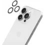 Apsauginis kameros žiedo stiklas LAUT PRIME GLASS, iPhone 16 Pro / iPhone 16 Pro Max, permatomas, grūdintas stiklas