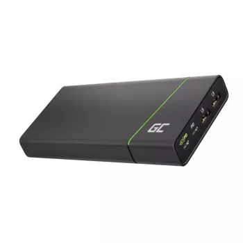 Nešiojama baterija Green Cell PowerPlay Ultra 26800 mAh, 128 W, Quick Charge 3.0, 2x USB-C, 2x USB-A, grafitas