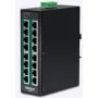 TRENDnet TI-PG160 - nevaldomas jungiklis - 16 x 10/100/1000 (PoE+) - montuojamas ant DIN bėgio, ant sienos - PoE+ (240 W)