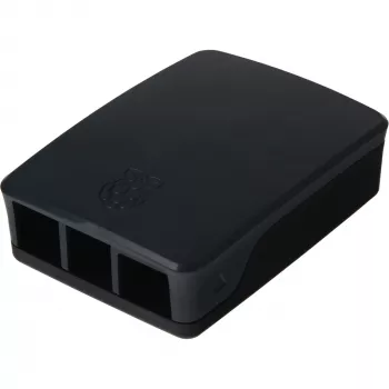 Originalus Raspberry Pi 4B korpusas juodas/pilkas (RPI4 CASE BLK/GRY)
