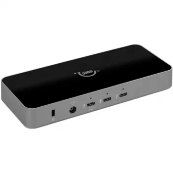 OWC Thunderbolt 5 Hub, doko stotis, pilka/juoda, Thunderbolt 5, USB-A