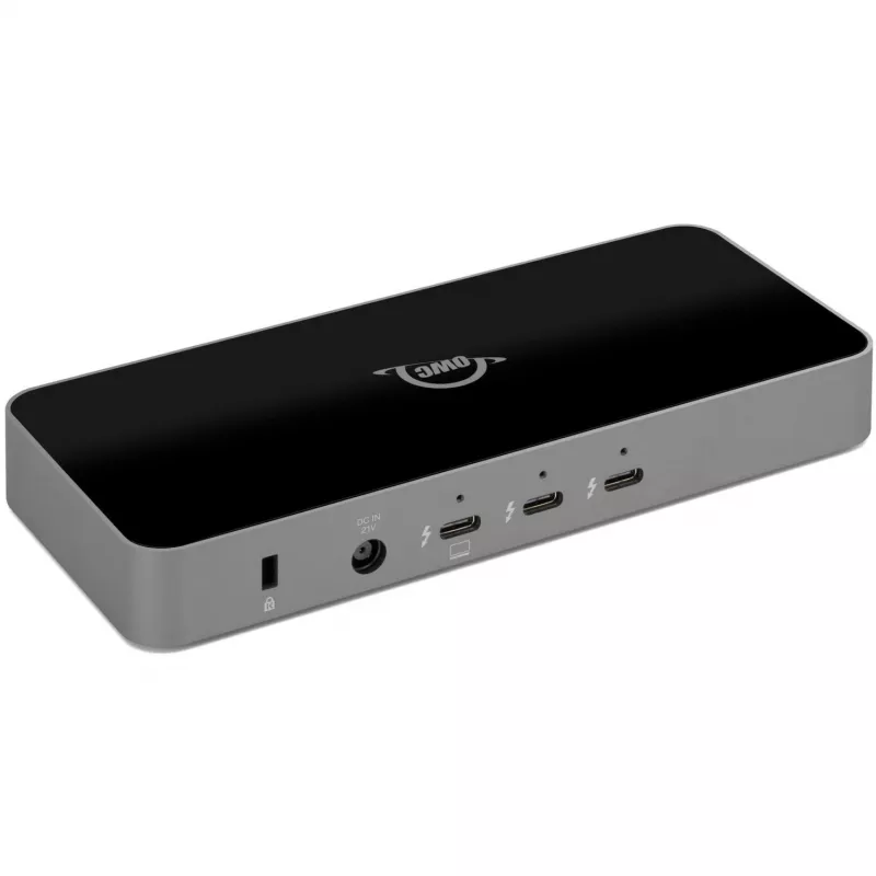 OWC Thunderbolt 5 Hub, doko stotis, pilka/juoda, Thunderbolt 5, USB-A