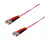 InfiniBand šviesolaidinis kabelis ShiverPeaks 77905/4 10 m ST Violet