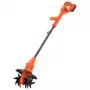 Black & Decker BETL1820L-QW elektrinis mini kultivatorius su akumuliatoriumi
