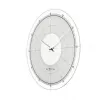 NeXtime klok 8125 Fancy Round, Ø43 cm, sieninis, baltas/sidabrinis