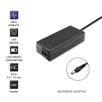 Qoltec 50015 60W maitinimo adapteris Samsung | 60W | 19V | 3,15A | 5,5*3,5+pin | su maitinimo laidu