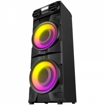 Garsiakalbis SVEN PS-1900, juodas (1000W, TWS, Bluetooth, FM, USB, LED ekranas, maitinimas iš tinklo)