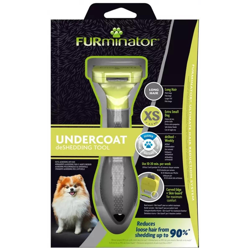 FURminator Toy Dog – šukos ilgaplaukiams šunims, dydis XS