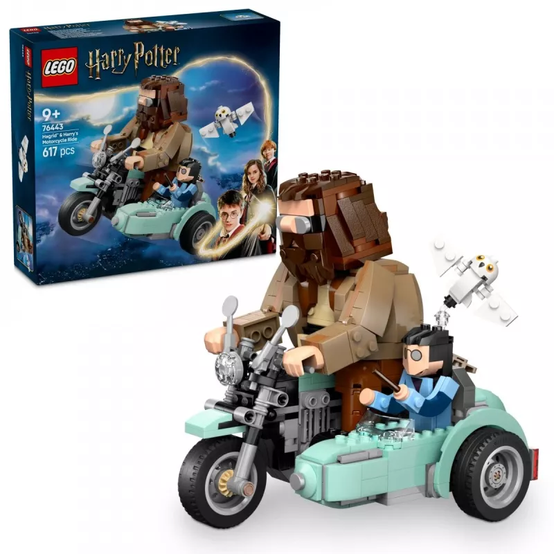 LEGO HARRY POTTER 76443 Hagrido ir Harrio motociklo pasivažinėjimas