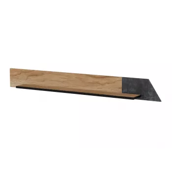 Plaukiojanti lentyna cama meble OVO 1300×200×150 mm ąžuolas/betonas, medžio drožlių plokštė, montuojama ant sienos
