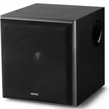 Aktyvus žemųjų dažnių garsiakalbis Edifier T5, stereo RCA įėjimas/išėjimas, juoda, 70 W (šiek tiek pažeista pakuotė)