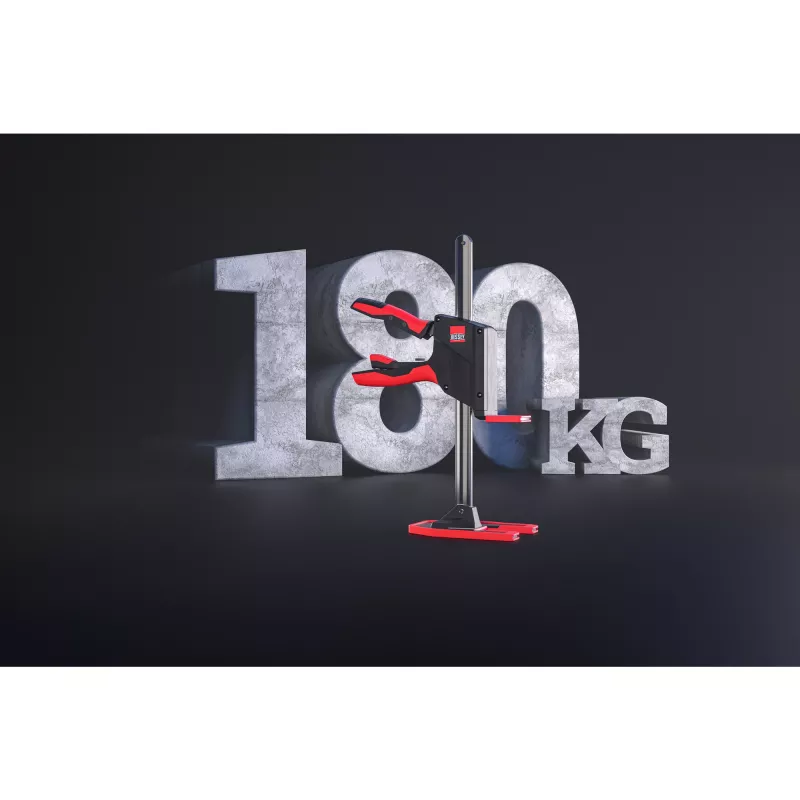 Vienos rankos surinkimo įrankis BEYCEPS BEY23, spaustuvas juodas/raudonas, iki 180 kg kėlimo jėgos, suspaudimas ir išskleidimas