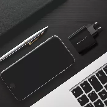 Įkroviklis QOLTEC Super Quick PD 65W USB-C Power Delivery 5–20V, 1x USB-C, USB PD 3.0, C tipo kištukas, 65 W