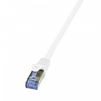 Tinklo kabelis LogiLink PrimeLine Cat.7 RJ-45 0,25 m baltas