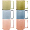 6 keraminių puodelių rinkinys Staub Multicolor 350 ml – 6×350 ml keraminiai puodeliai
