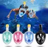 Kaukė nardymui su vamzdeliu Free Breath M2068G L/XL, juoda