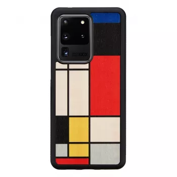 Dėklas Samsung Galaxy S20 Ultra medinis juodas – rankų darbo apsauga