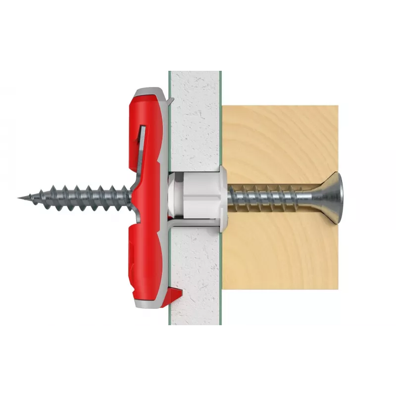 Fischer 537258 sieninis kaištis su varžtu 50 vnt. rinkinys 50 mm