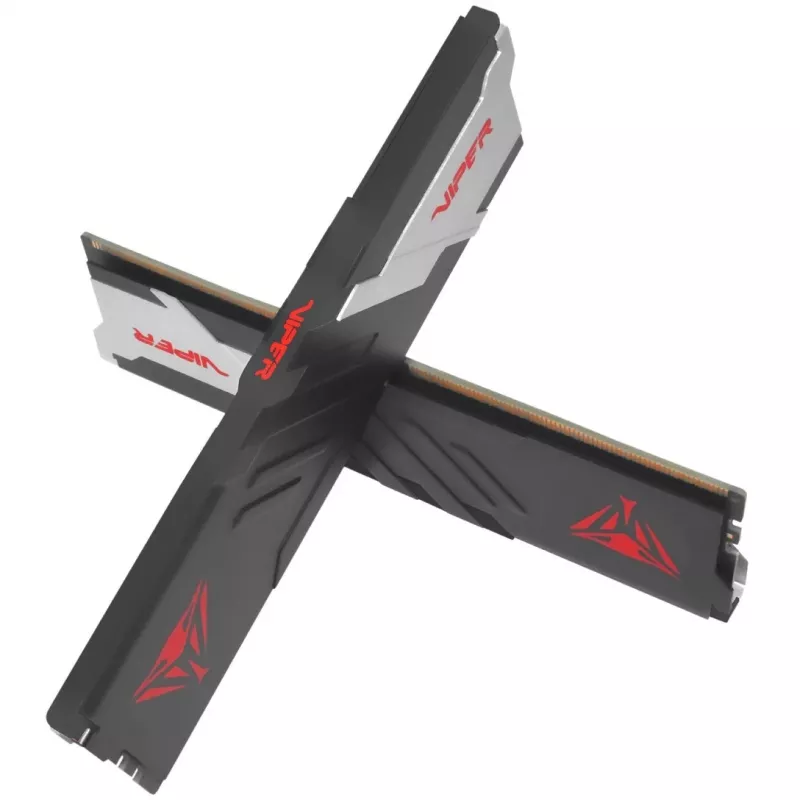 DIMM 16 GB DDR5-5600 (2x 8 GB) Dual-Kit, Arbeitsspeicher schwarz/weiß, PVV516G560C40K, Viper Venom, INTEL XMP