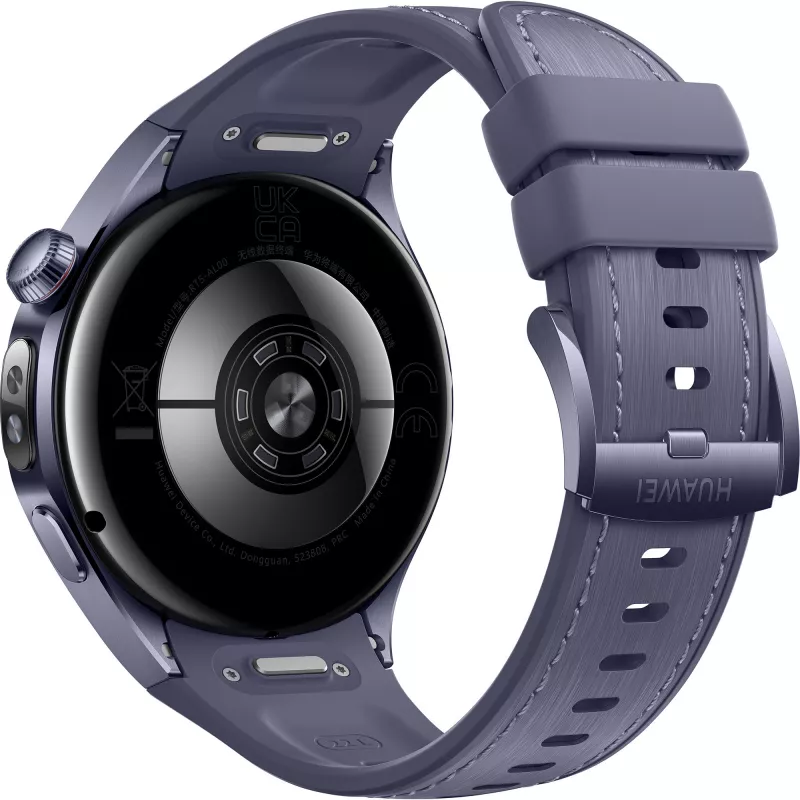 HUAWEI Watch 5 46mm (Rates-L39L) pilkas/violetinis kompozitinis dirželis, titano korpusas