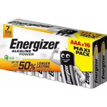 Energizer Power Micro (AAA) baterija šarminė 1,5 V 16 vnt. (E302743900)
