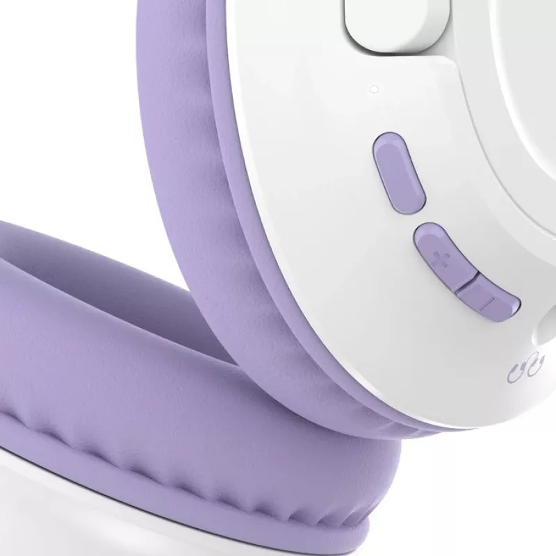 Ausinės belaidės Belkin SOUNDFORM INSPIRE vaikiškos, alyvinės/baltos
