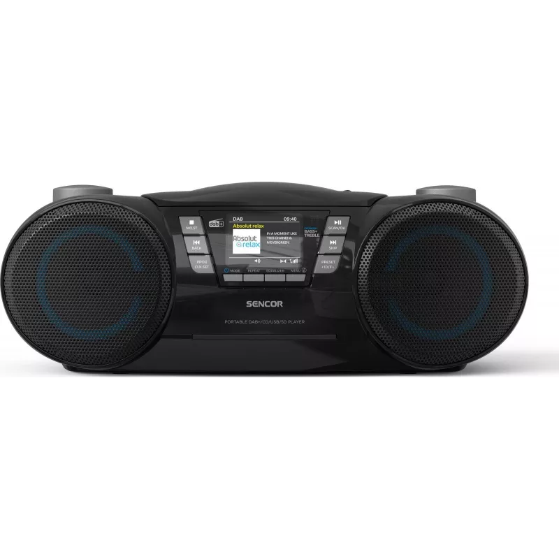 Nešiojamas DAB+ CD/MP3/USB/SD Bluetooth grotuvas SENCOR SPT 6510DB