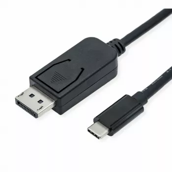 ROLINE 11.04.5835 Vaizdo kabelis-adapteris 1 m DisplayPort USB Type-C Juoda (11.04.5835)