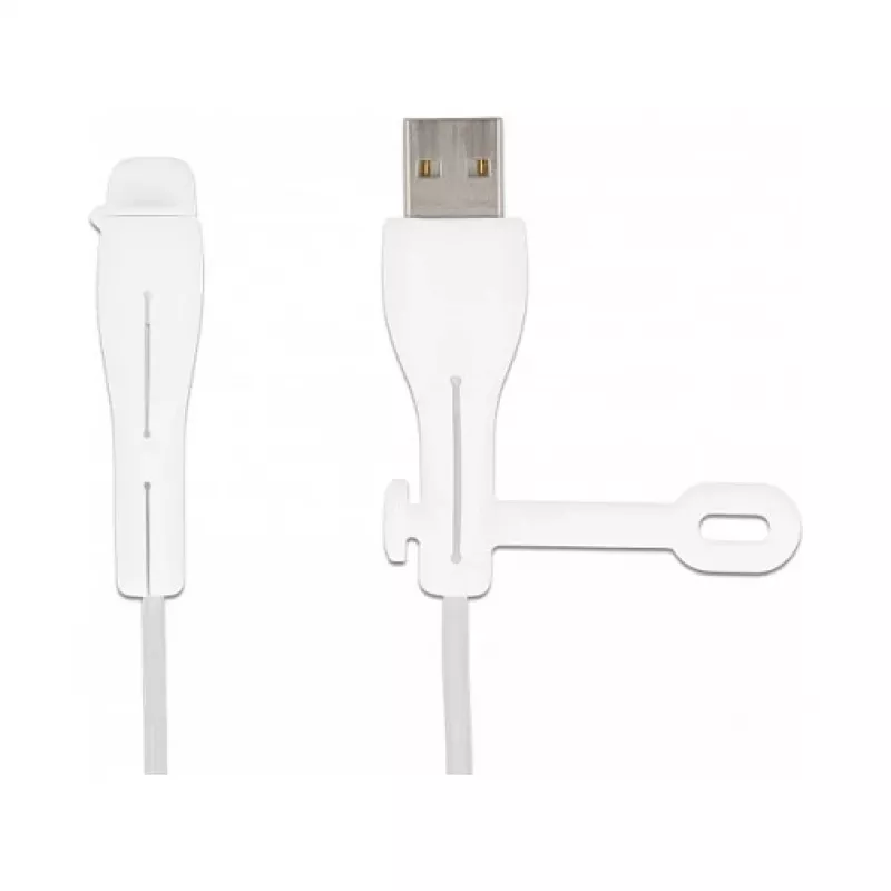 DeLOCK dulkių dangtelis USB Type-A kištukui ir USB Type-C kištukui rinkinys 2 vnt. baltas