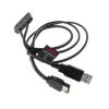 Akasa Flexstor eSATA kabelis 6,40 cm (2,5 inch) SATA kietajam diskui ir SSD (AK-CBSA03-80BK)
