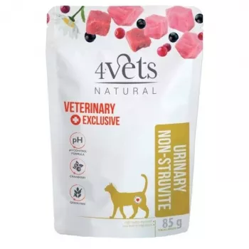 4VETS Natural Urinary Non-struvite šlapias kačių ėdalas 85g