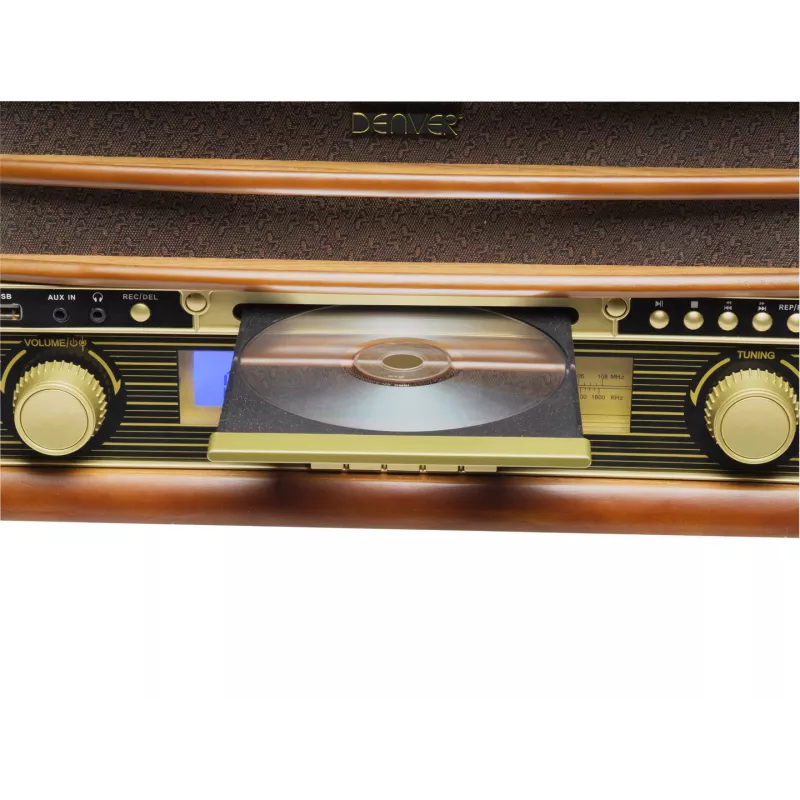 DENVER MCR-50 MK3 stiprintuvas kasečių grotuvas CD/MP3 grotuvas skaitmeninis grotuvas patefonas radijas skaitmeninis įrašytuvas 5W