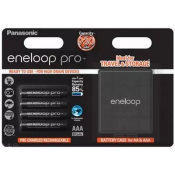 Panasonic eneloop pro BK-4HCDEC4BE - Baterija 4 x AAA - NiMH - (įkraunama) - 930 mAh (52363180)