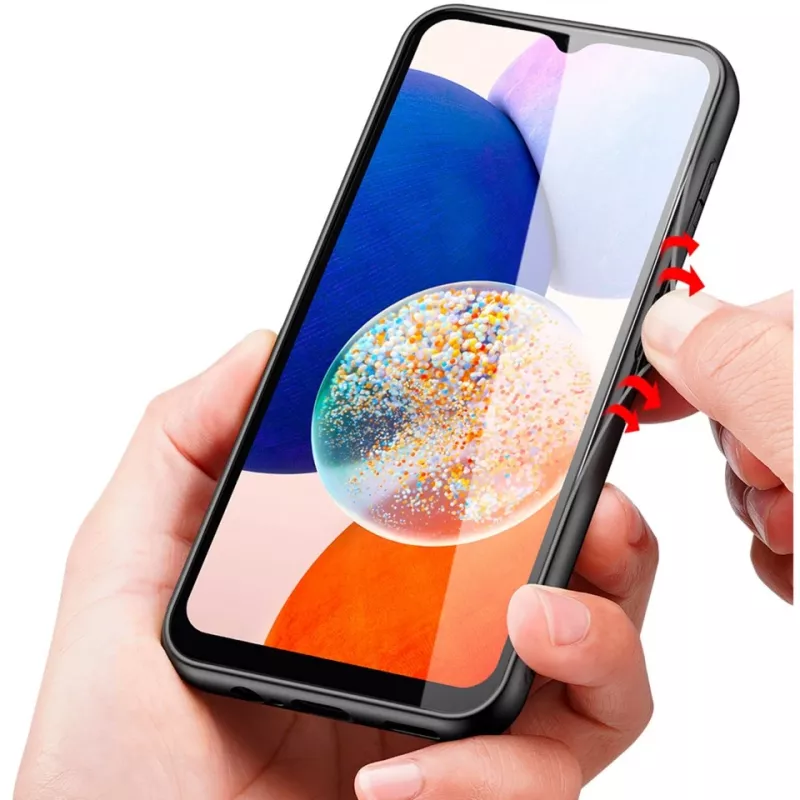 StyleShell NYLO, Telefono Dėklas Juodas, Samsung Galaxy A15 5G / A15 4G