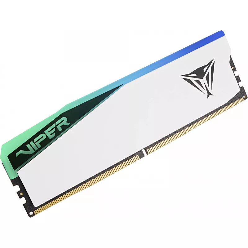 Patriot Viper Elite 5 RGB 48 GB (2x 24 GB) DDR5-6000 MHz atminties rinkinys, baltas, PVER548G60C42KW