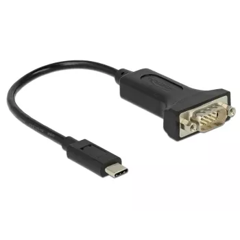 Serijinis kabelis DeLOCK 63908 Juodas 0.15 m DB-9