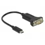 Serijinis kabelis DeLOCK 63908 Juodas 0.15 m DB-9