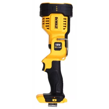 Pakabinamas darbinis žibintas DeWalt DCL043-XJ, LED 1000 lm, 3 lemputės, 90° spindulys, geltona/juoda