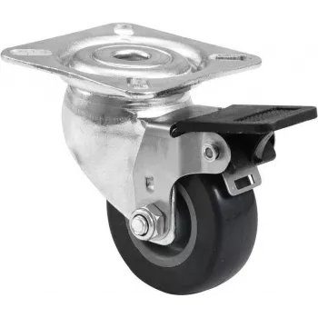 Kastinis ratukas 50 mm Roadinger 30004016 pilkas su stabdžiu