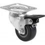Kastinis ratukas 50 mm Roadinger 30004016 pilkas su stabdžiu