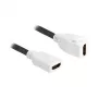 HDMI kabelis DeLOCK 90684, HDMI A tipo standartinis, 0,2 m, baltas