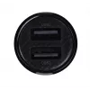 Automobilinis įkroviklis Baseus Gain Pro Universal Black — 2× USB 2.0, 2,4 A vienam prievadui, įėjimas 12–24 V, 5 V išėjimas