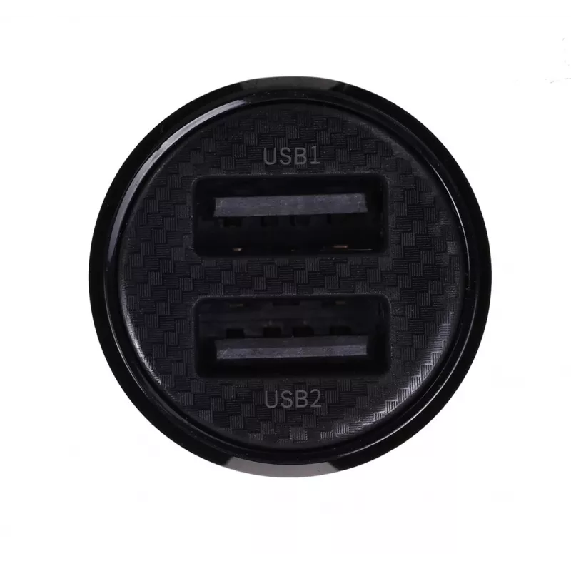 Automobilinis įkroviklis Baseus Gain Pro Universal Black — 2× USB 2.0, 2,4 A vienam prievadui, įėjimas 12–24 V, 5 V išėjimas