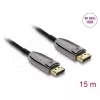 DELOCK Aktyvus optinis kabelis DisplayPort 2.1 8K 60 Hz 40 Gbps 15 m